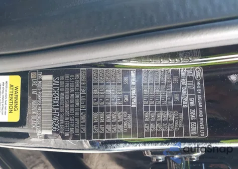 2018 Land Rover Discovery Sport Hse из США, поврежденный, VIN SALCR2RX1JH746256